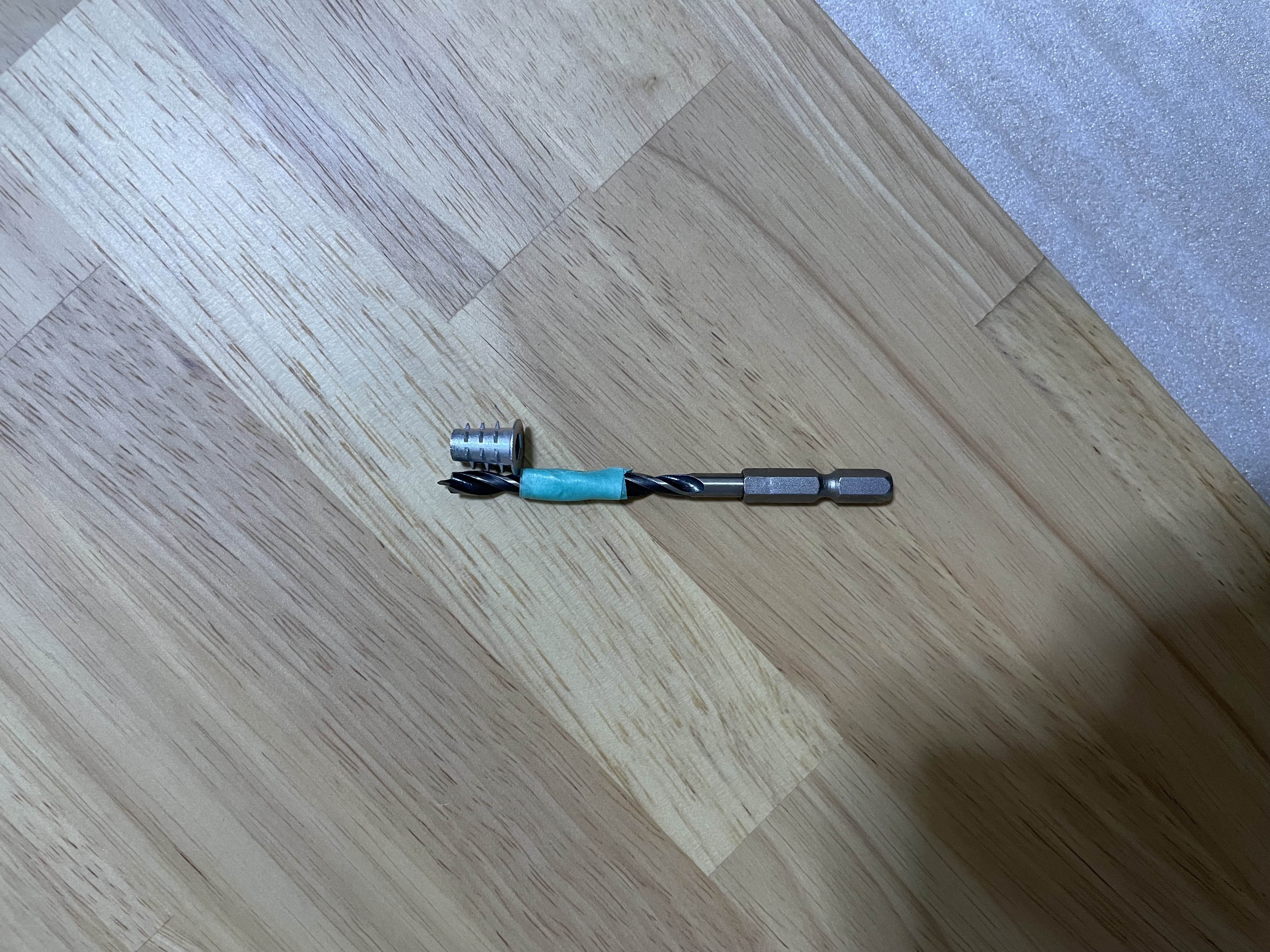 電動ドリルの、ドリルの部分